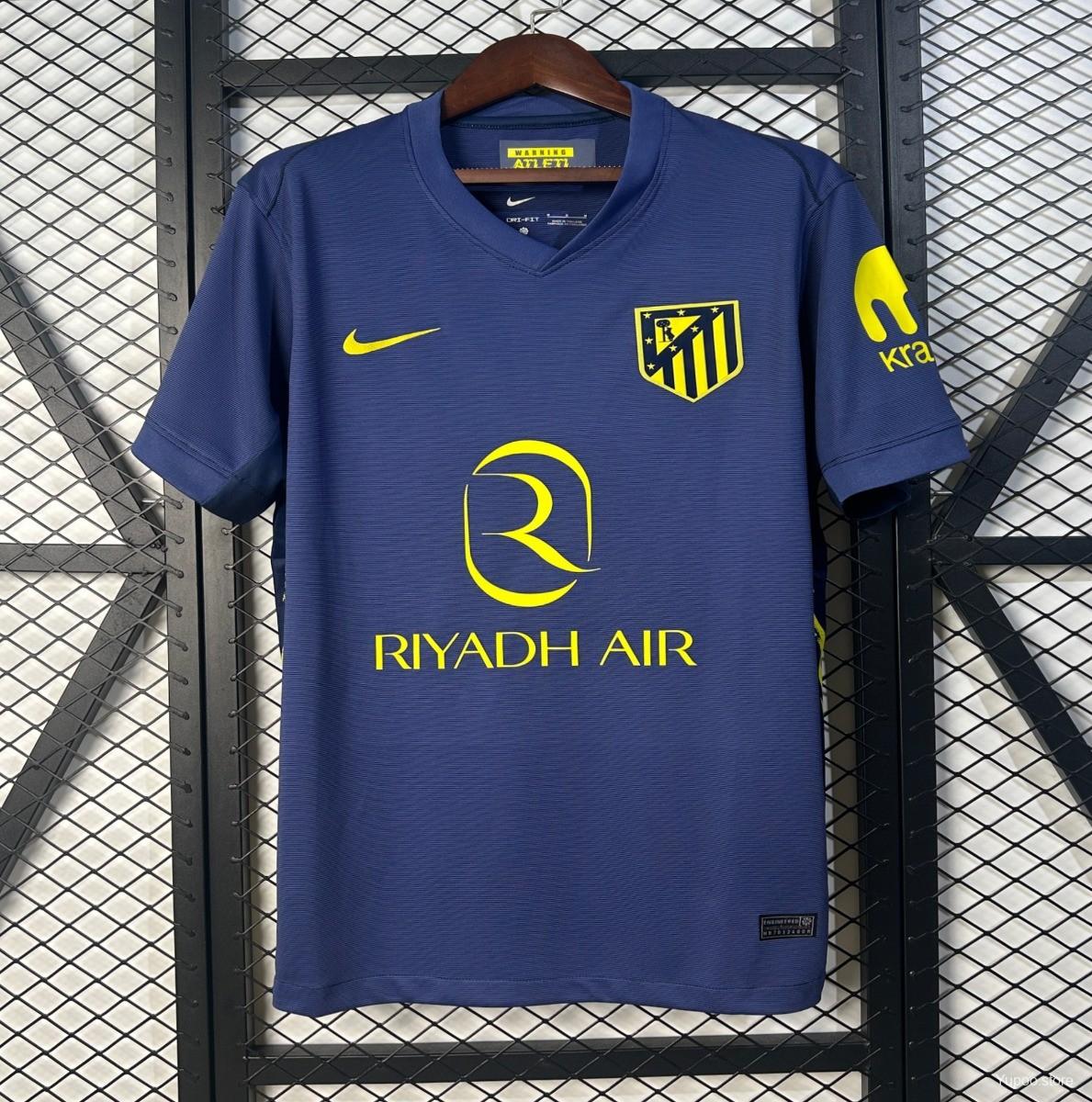 Camiseta de fútbol Atlético Madrid 2025/26 VISITANTE MANGA CORTA VERSION FAN